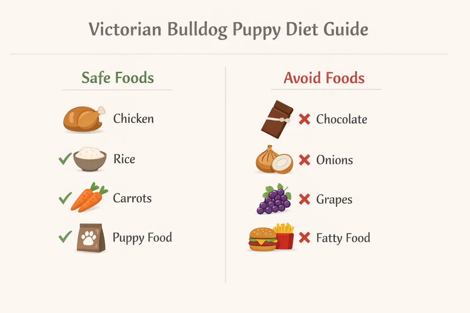 Victorian bulldog puppy diet guide
