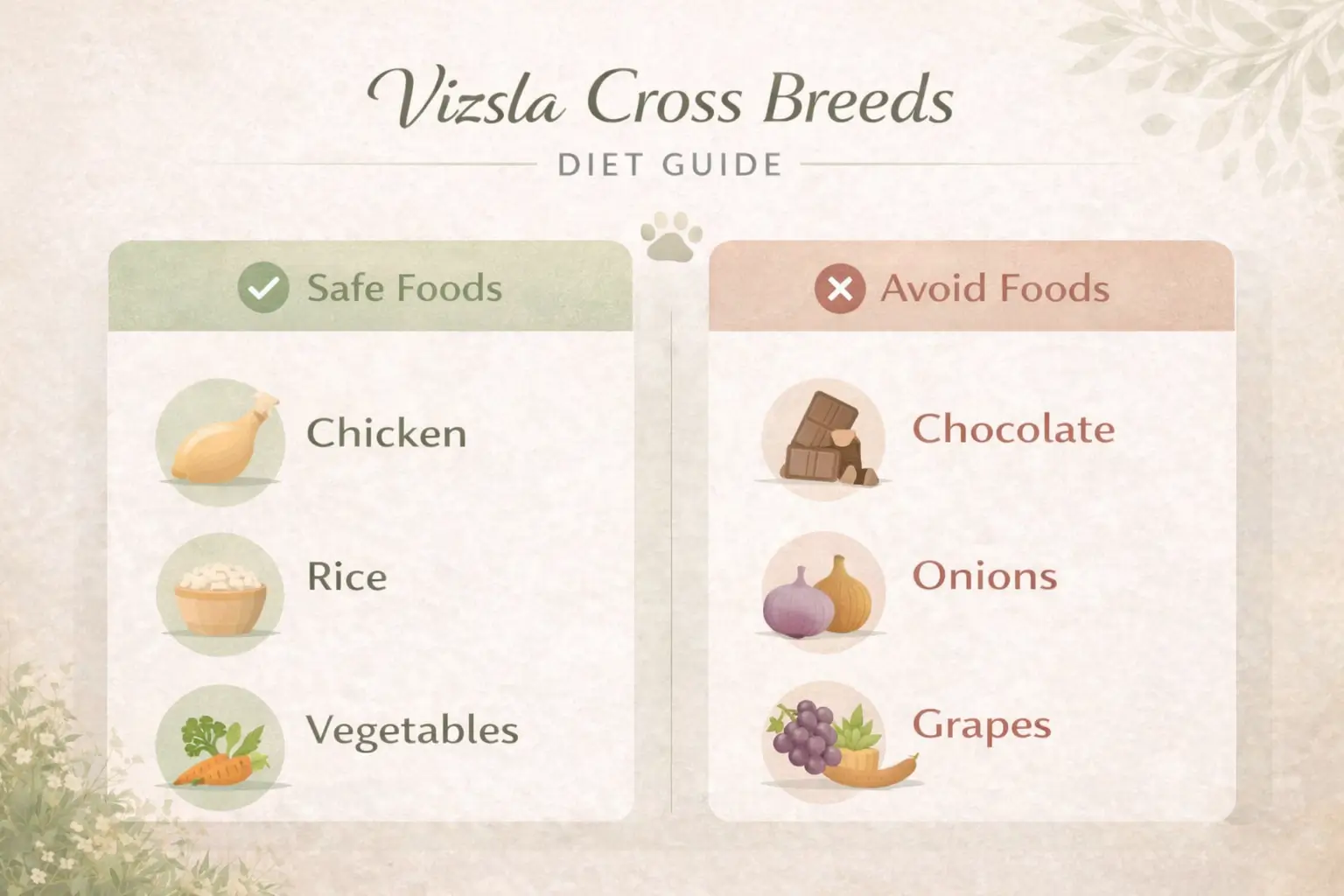 Vizsla cross breeds diet guide