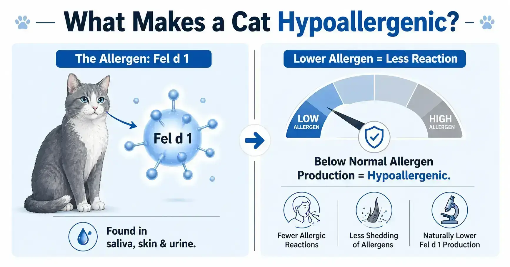 What Makes a Cat Hypoallergenic