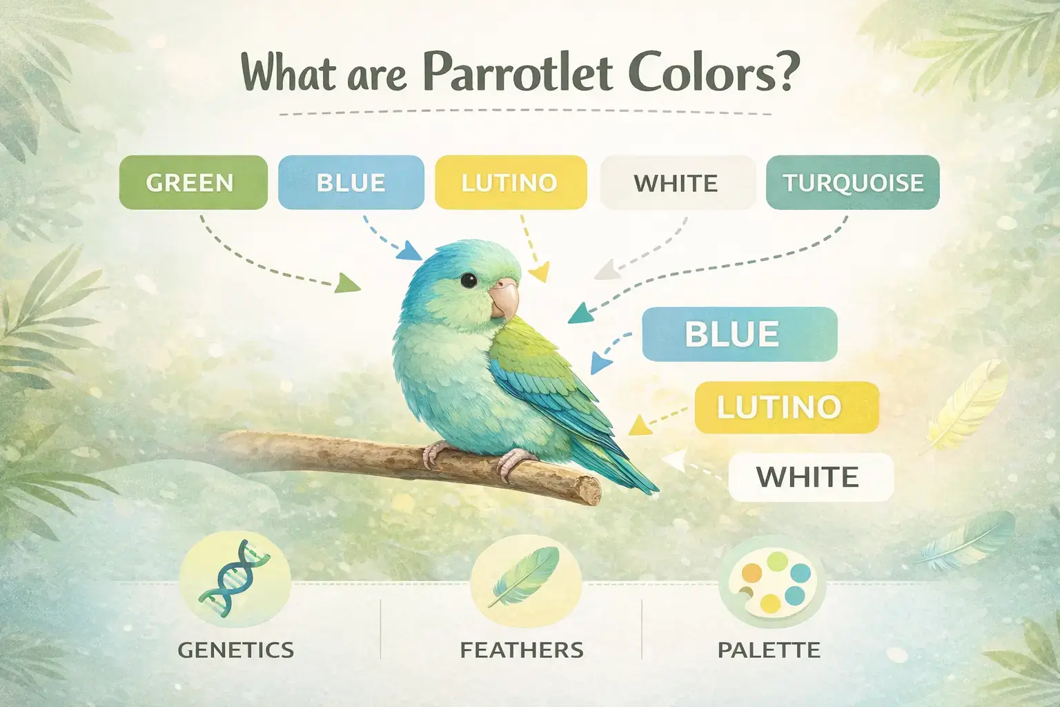 What are Parrotlet Colors