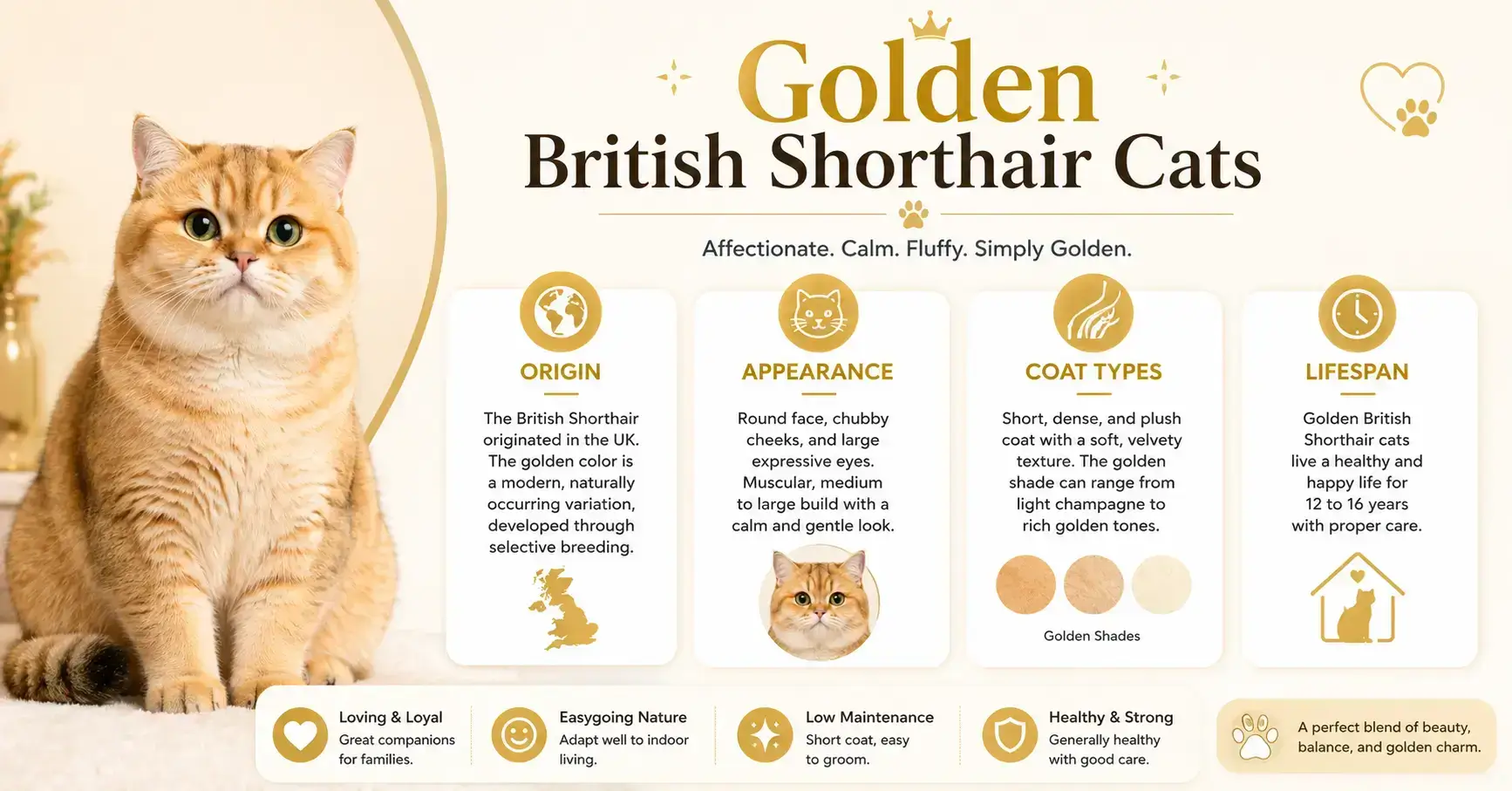 What is a Golden British Shorthair Cat