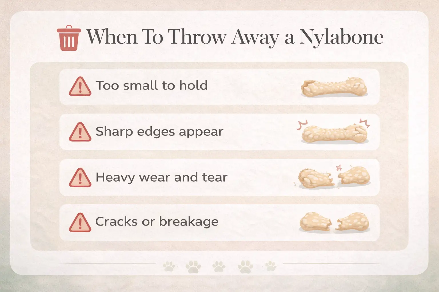When To Throw Away a Nylabone