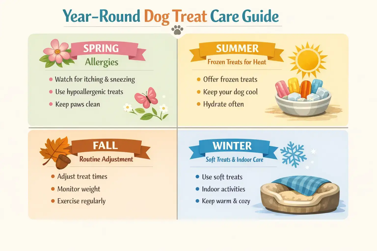 Year-Round Dog Treat Care Guide