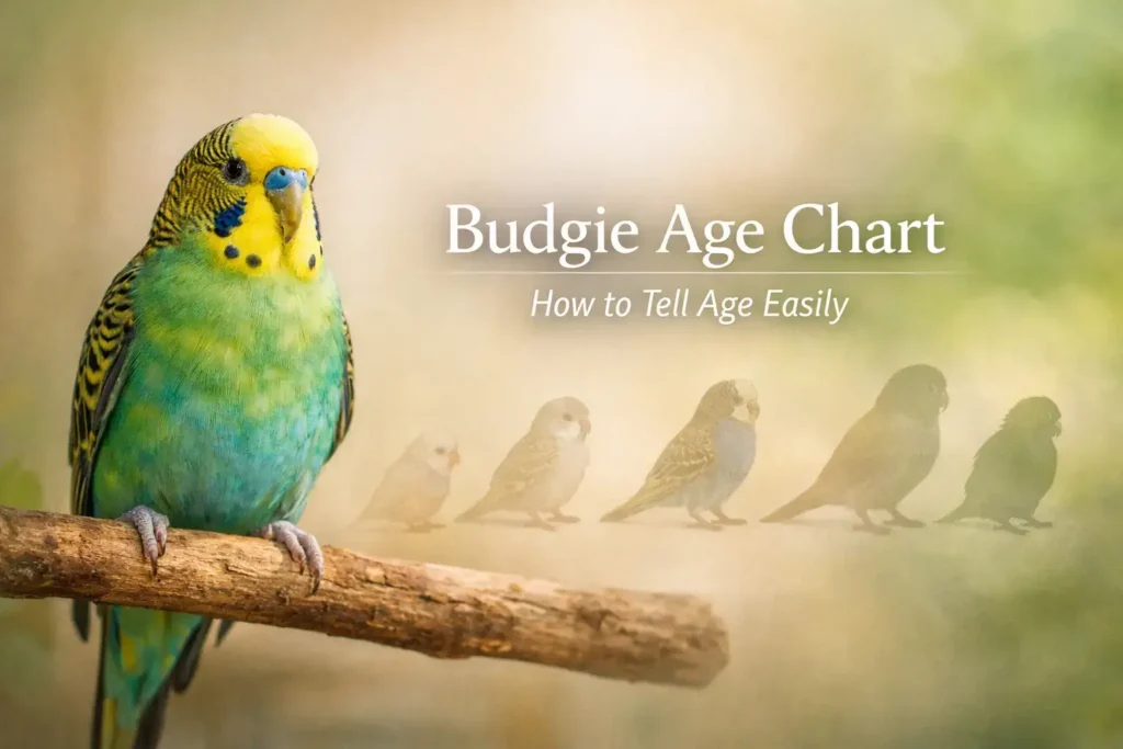 budgie age chart