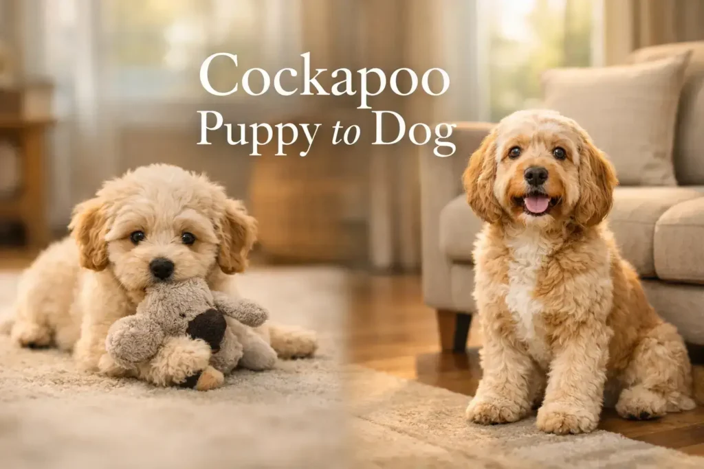 cockapoo puppy to dog