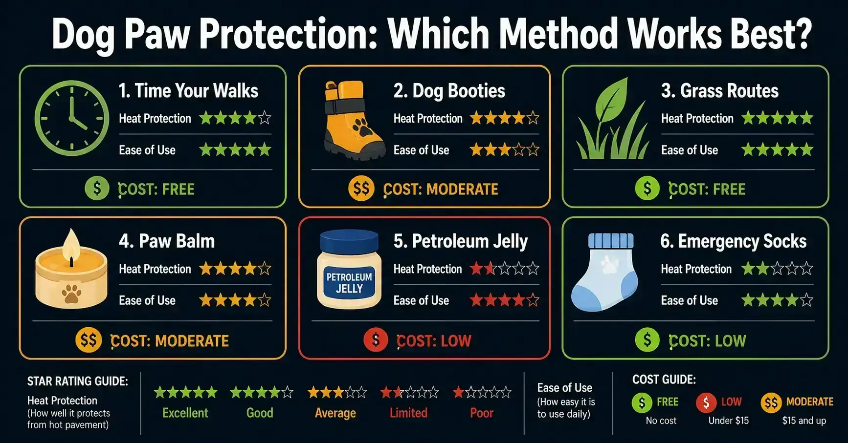dog paw protection methods