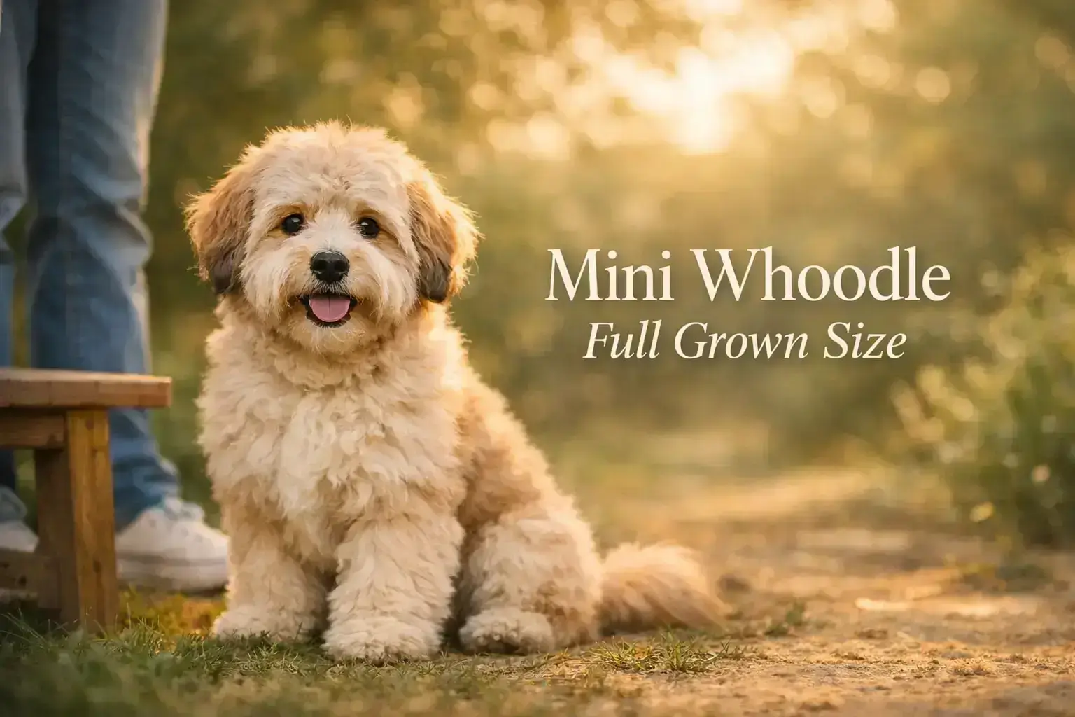 mini whoodle full grown size