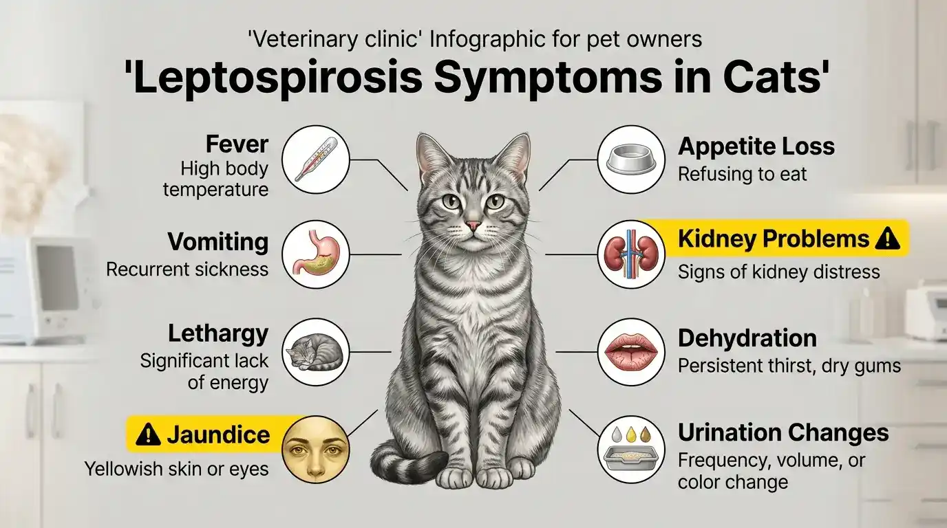 can cats get leptospirosis