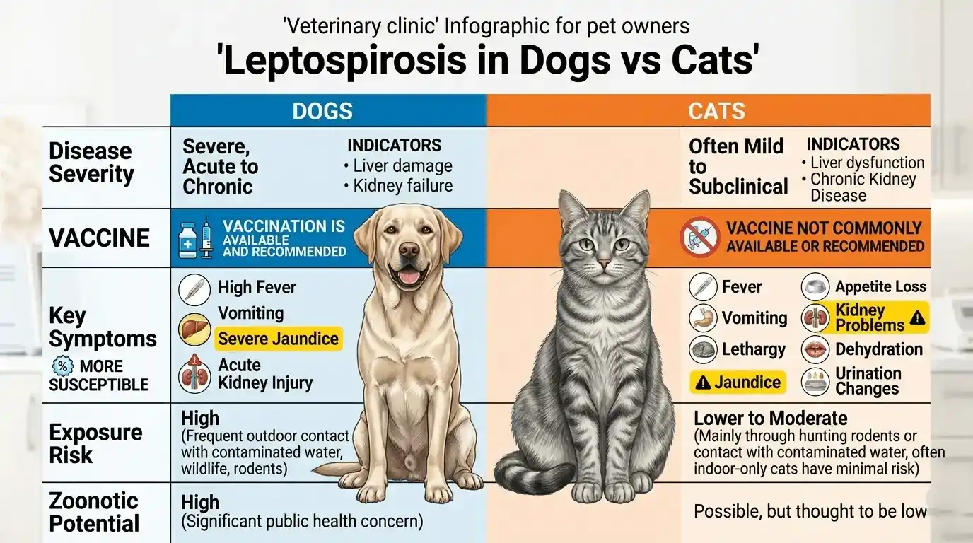 can cats get leptospirosis