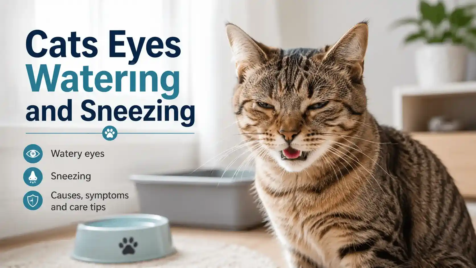 cats eyes watering and sneezing