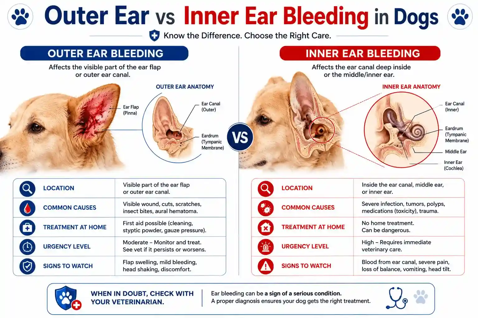 dog ear bleeding