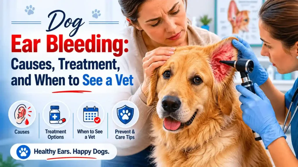 dog ear bleeding