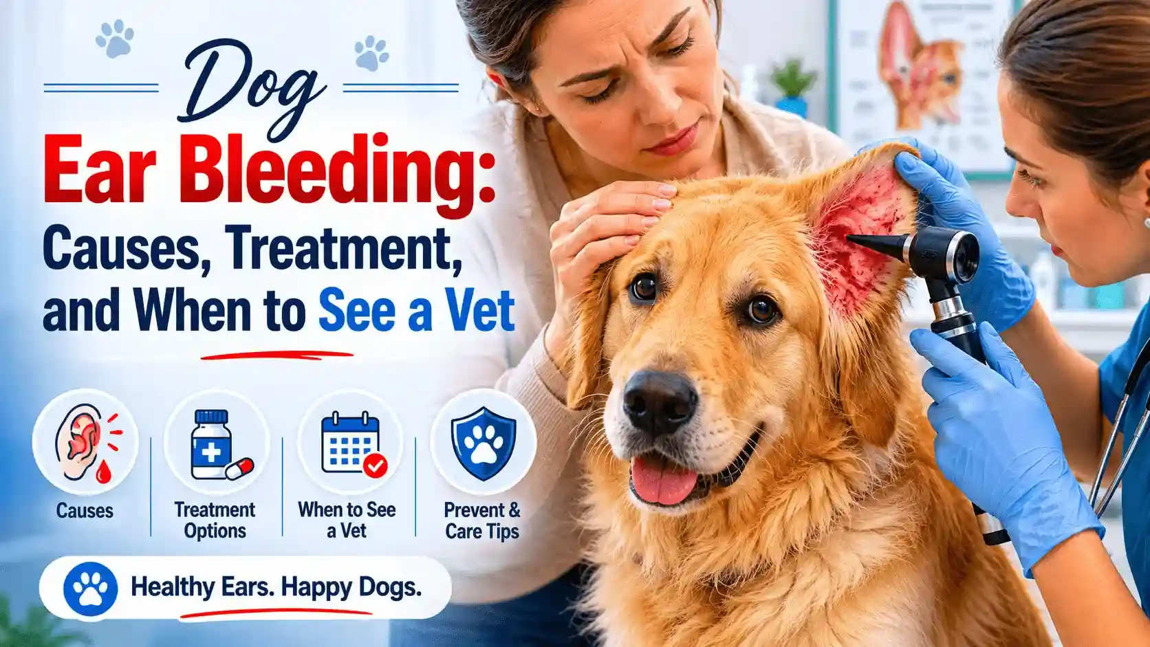 dog ear bleeding