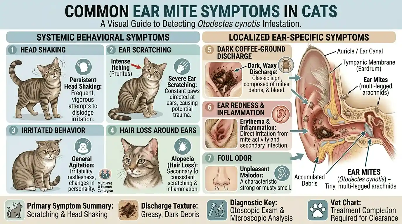 how do cats get ear mites