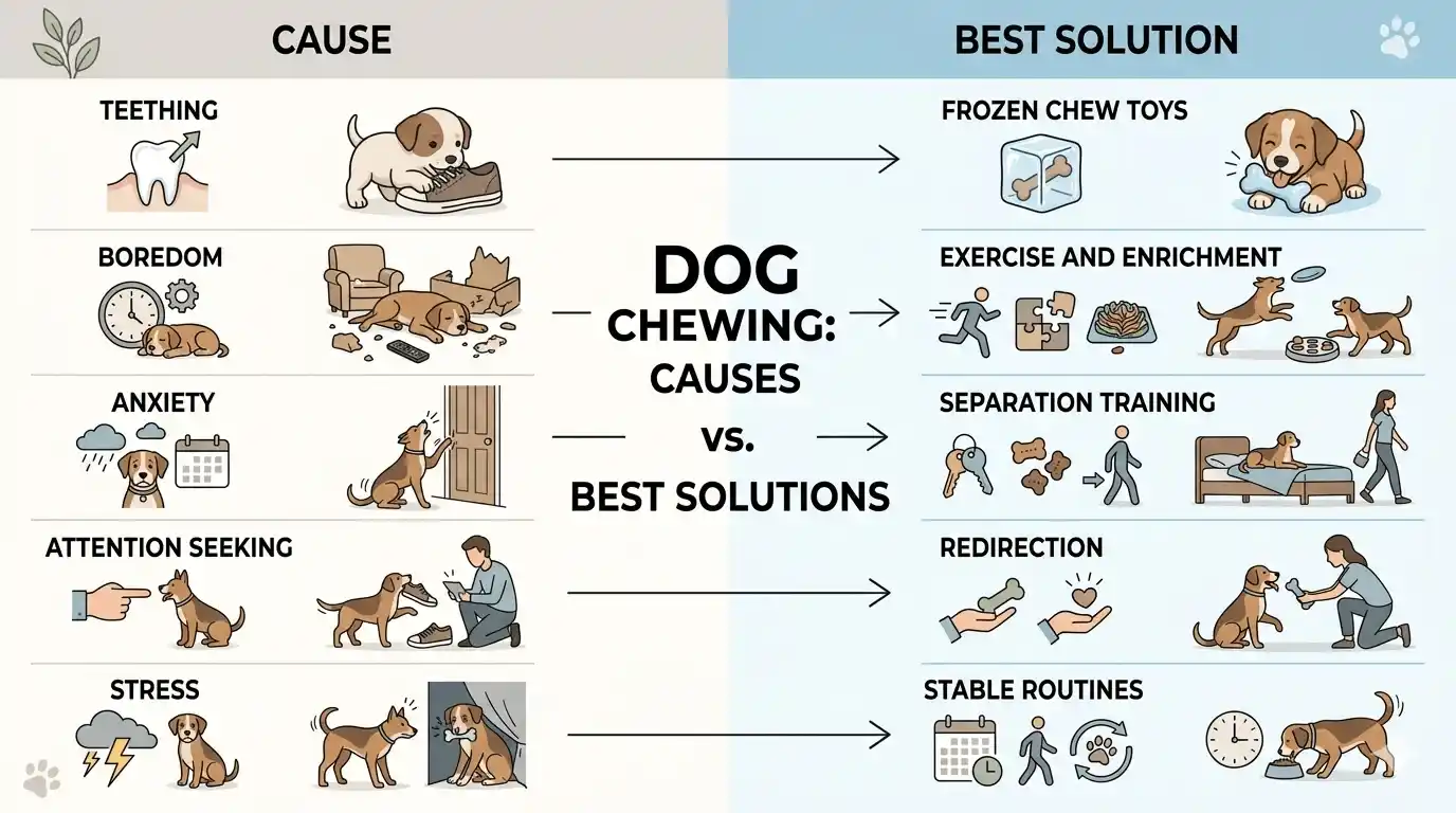 how to stop a dog from chewing everything