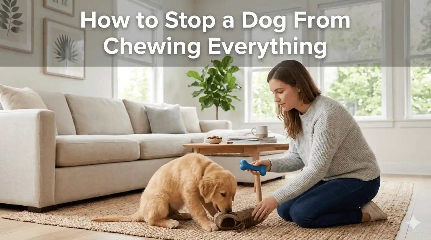 how to stop a dog from chewing everything