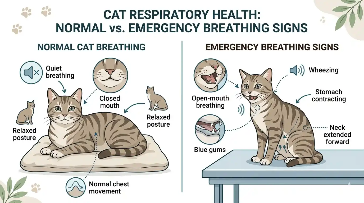 my cat is having a hard time breathing