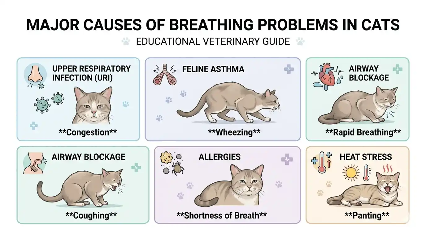 my cat is having a hard time breathing