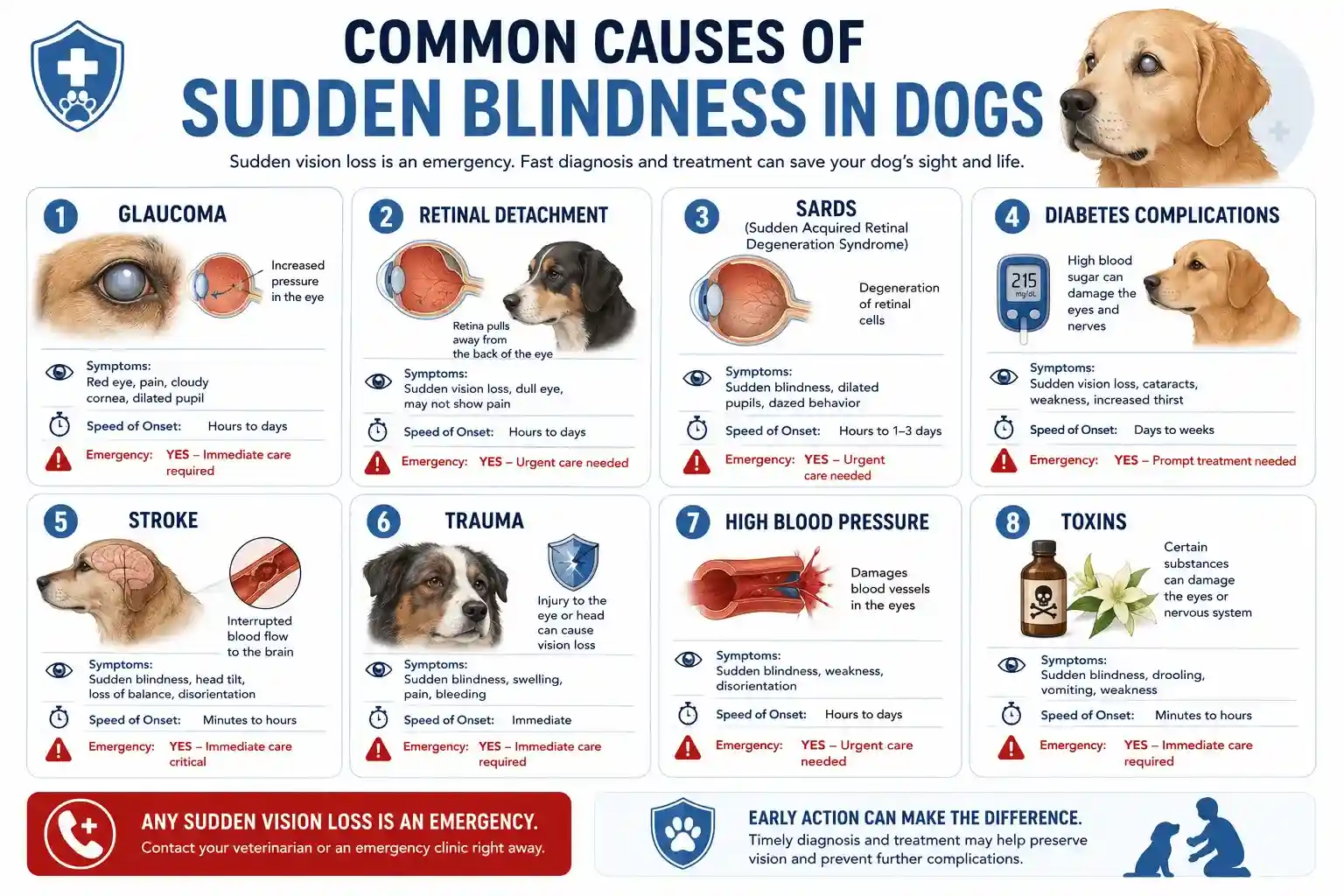 signs of blindness in dogs