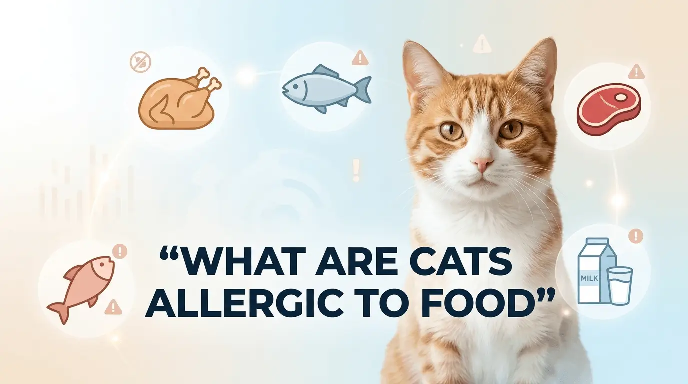 what are cats allergic to food