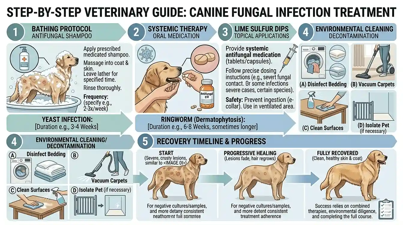 what does a fungal infection look like on a dog