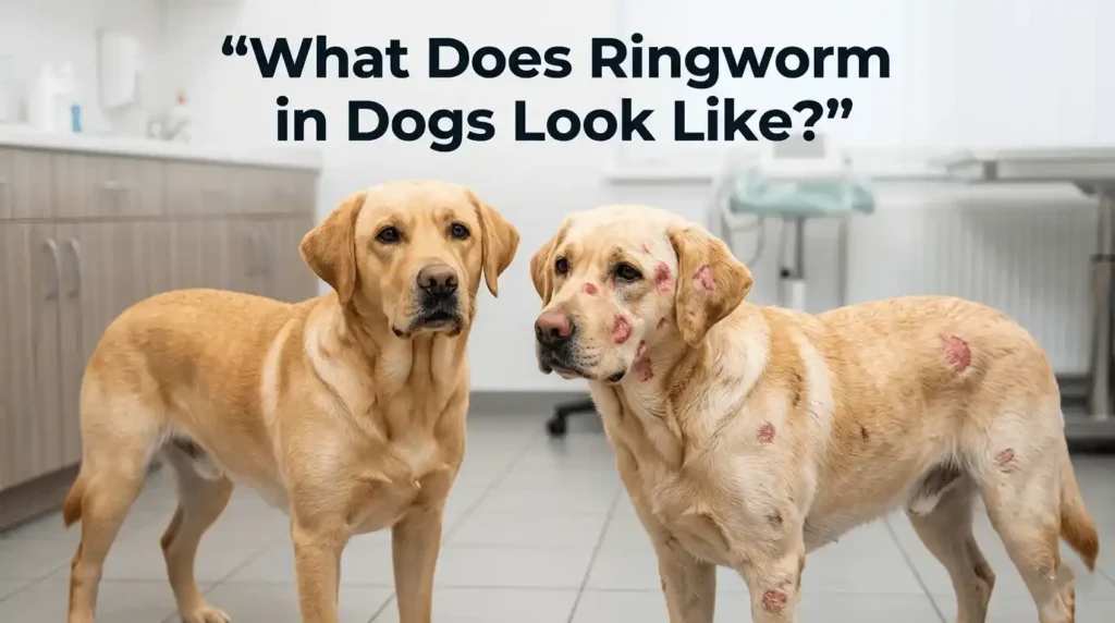 what does ringworm in dogs look like
