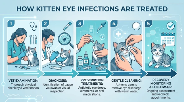why do kittens get eye infections