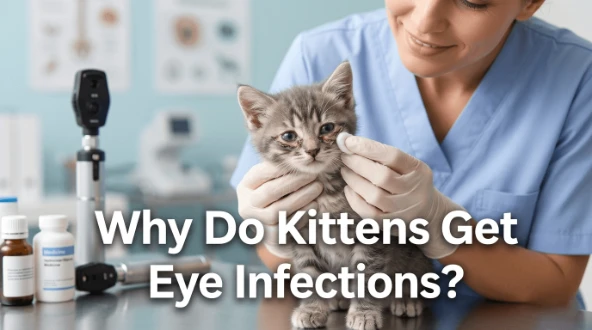 why do kittens get eye infections