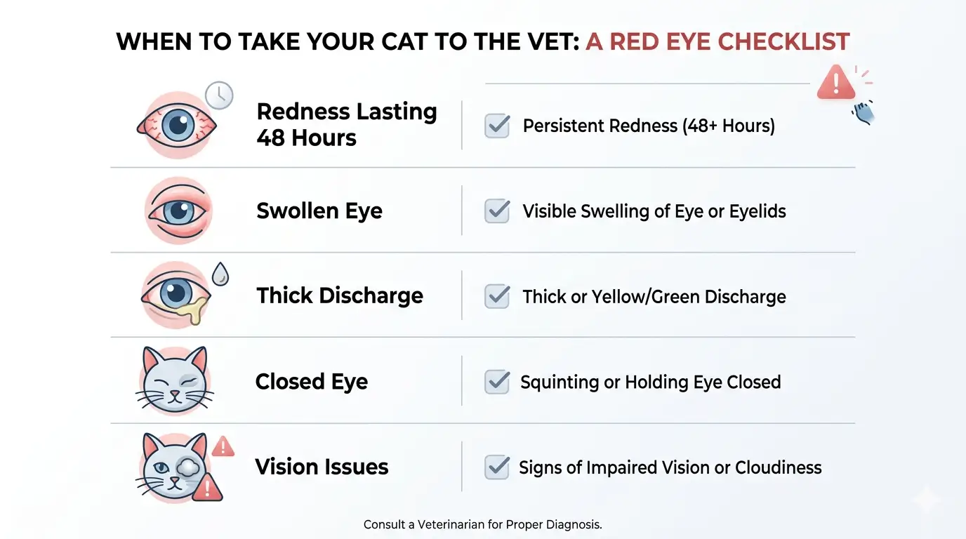 why is my cats eye red