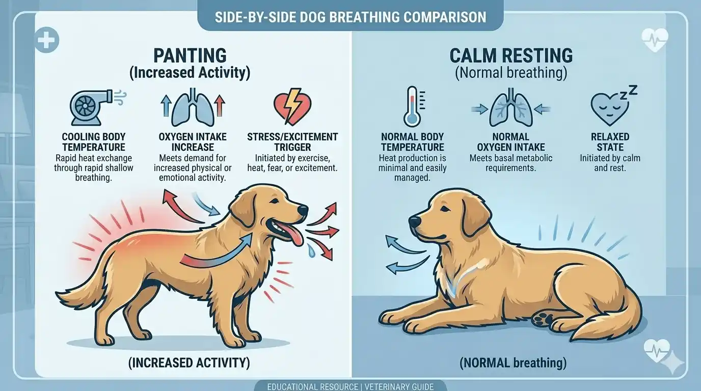 why is my dog panting while resting