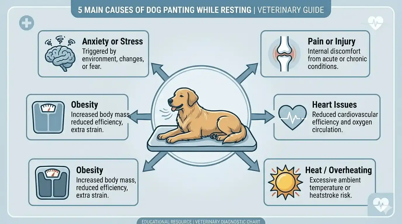 why is my dog panting while resting