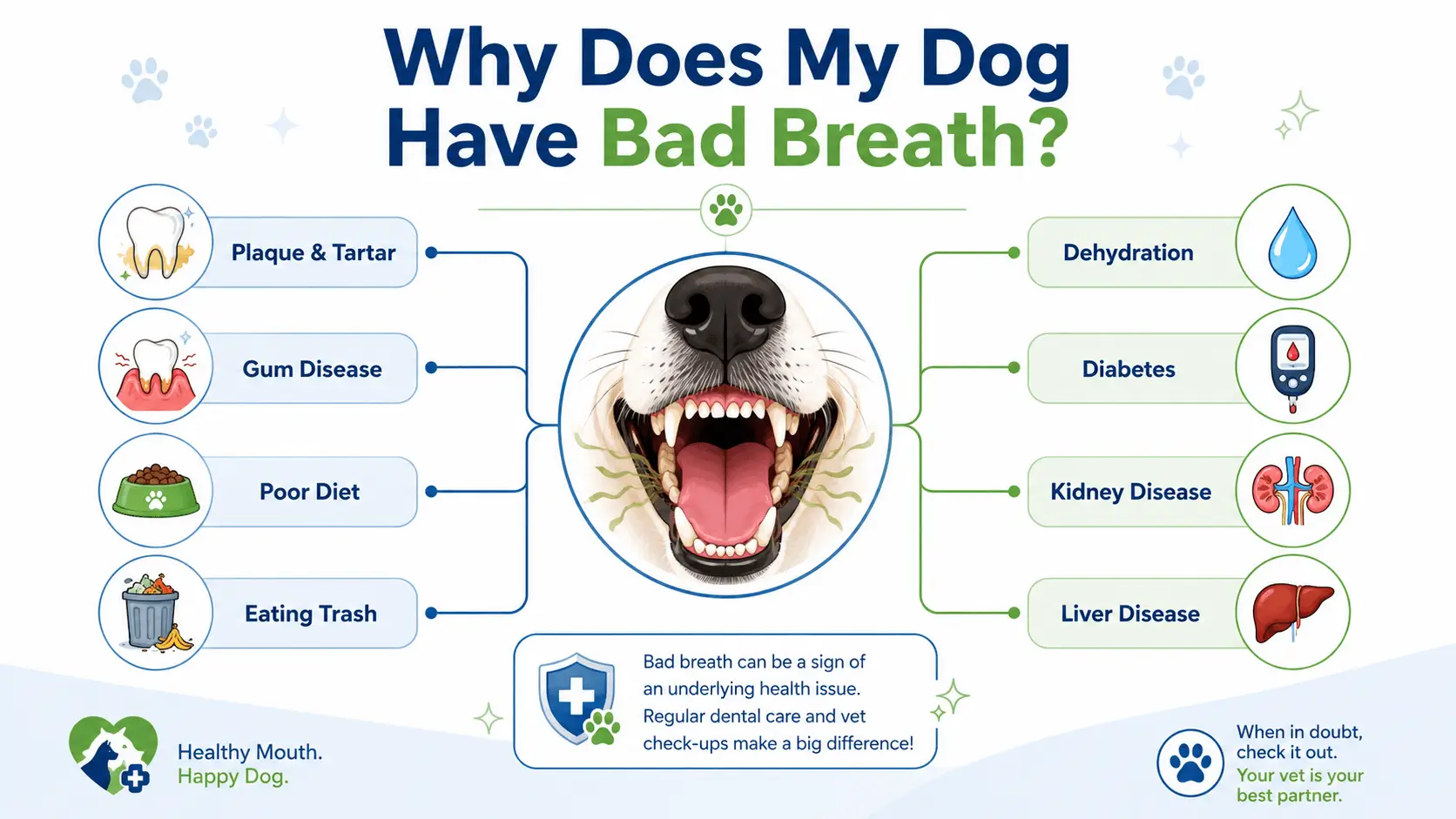 dogs bad breath