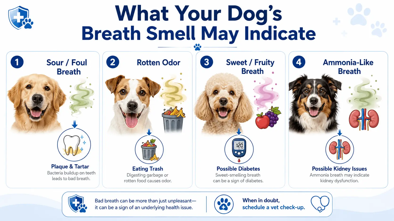 dogs bad breath