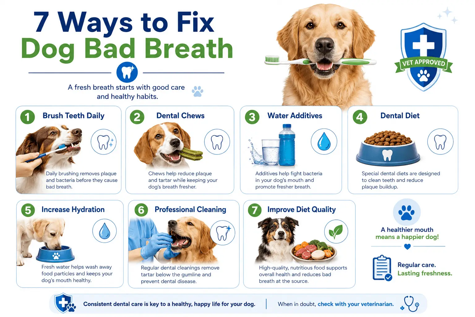dogs bad breath