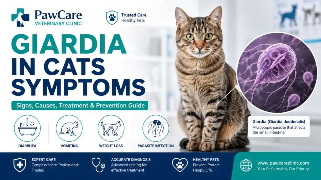 giardia in cats symptoms
