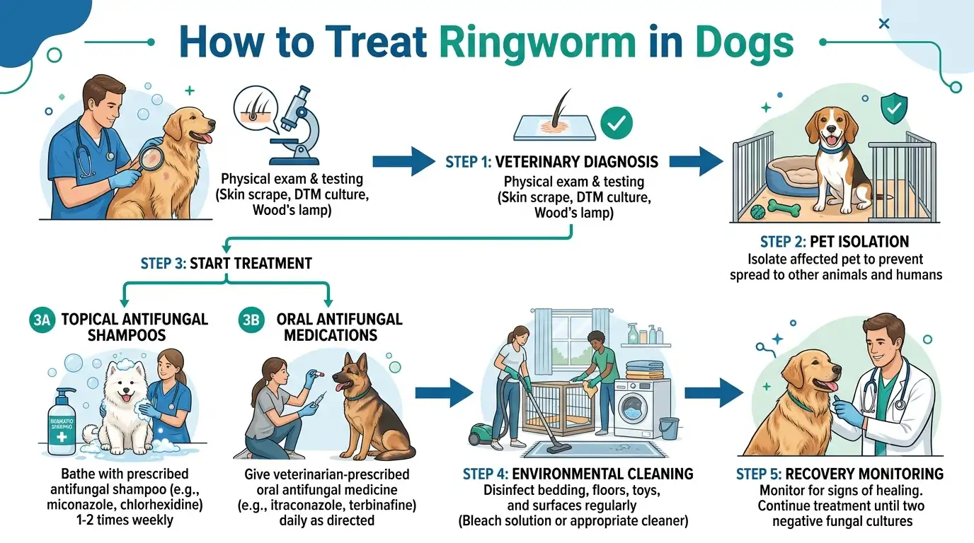 what does ringworm look like on a dog