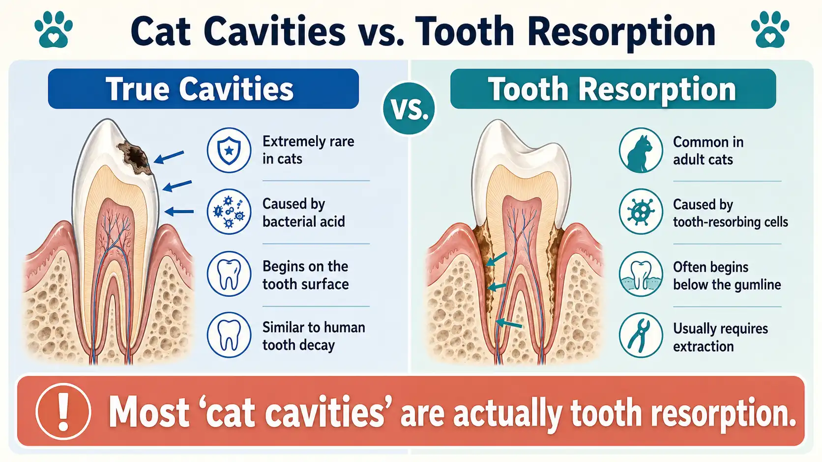 can cats get cavities