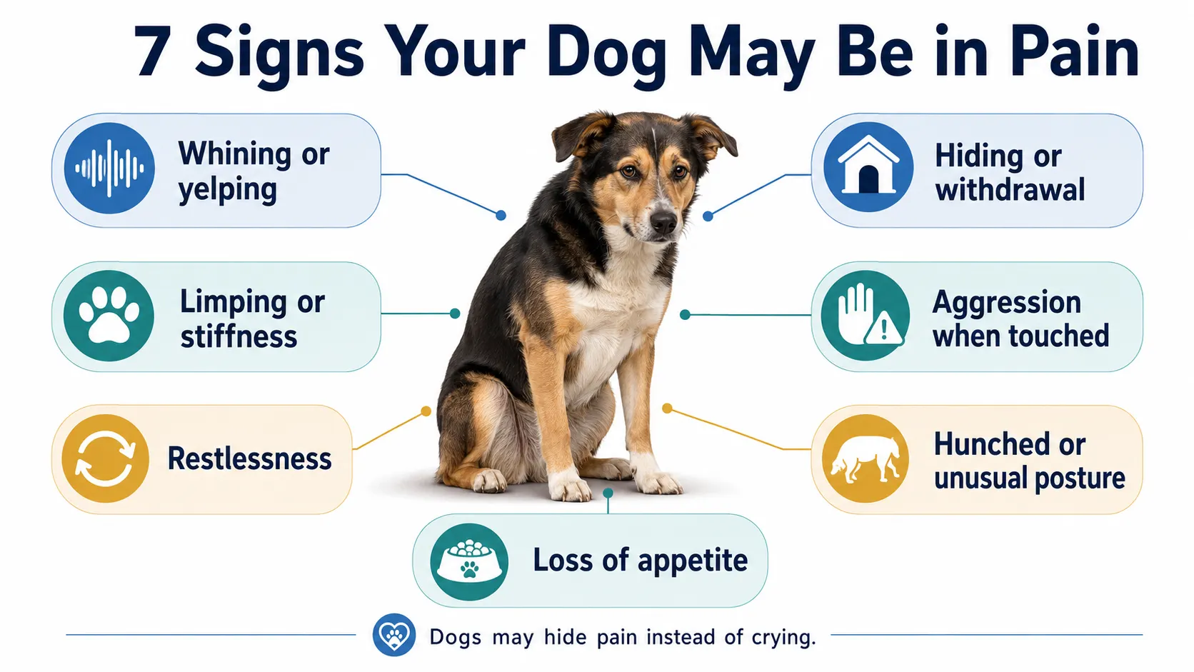 how to comfort a dog in pain waiting for the vet