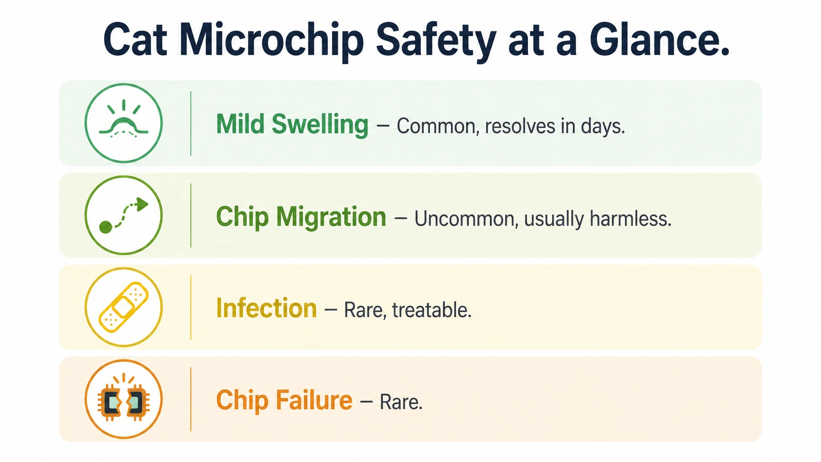 what does a microchip do for a cat