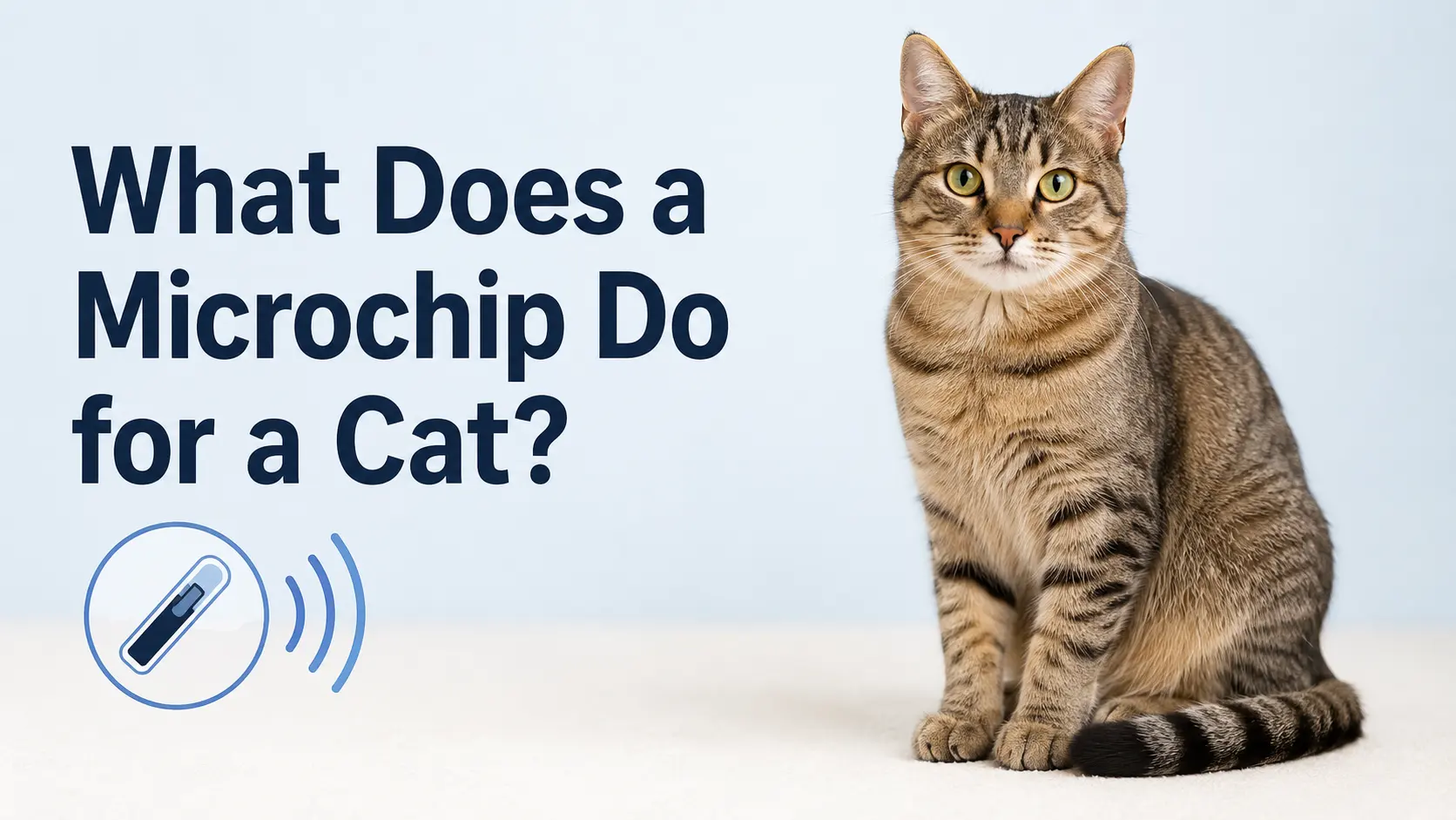 what does a microchip do for a cat
