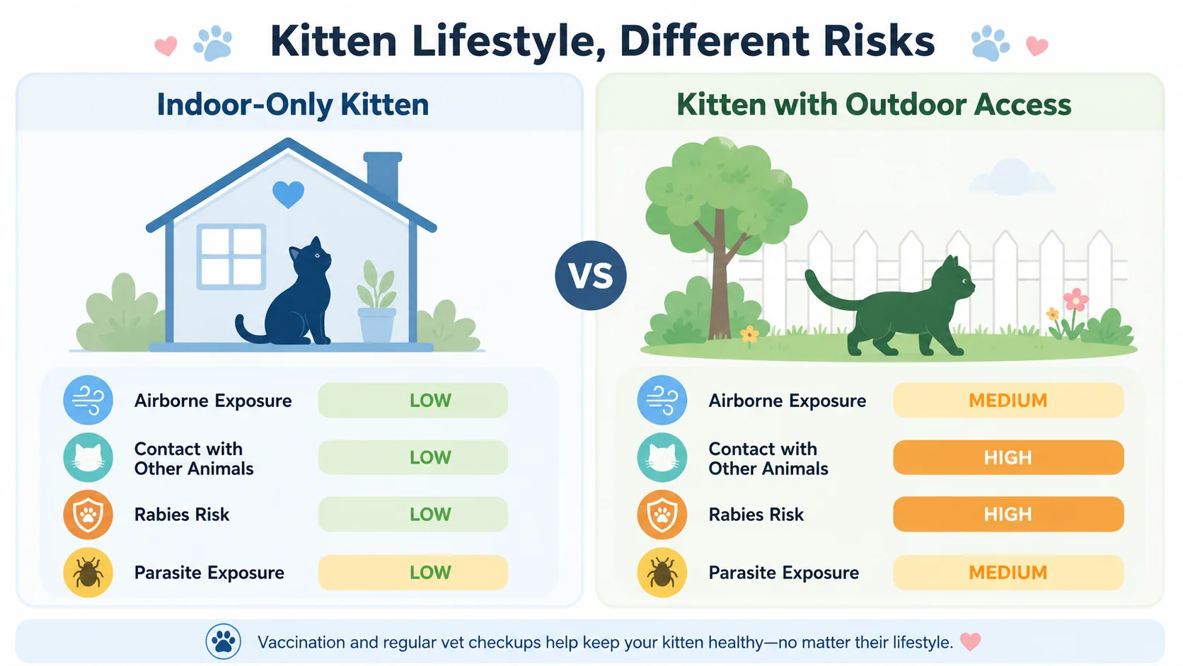 when should i get my kitten vaccinated