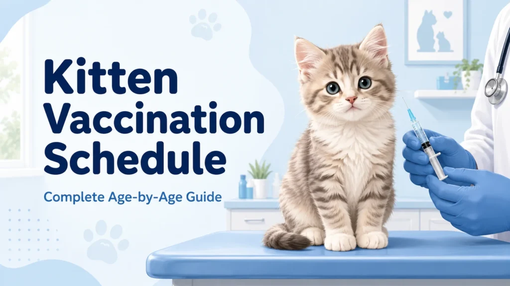 when should i get my kitten vaccinated