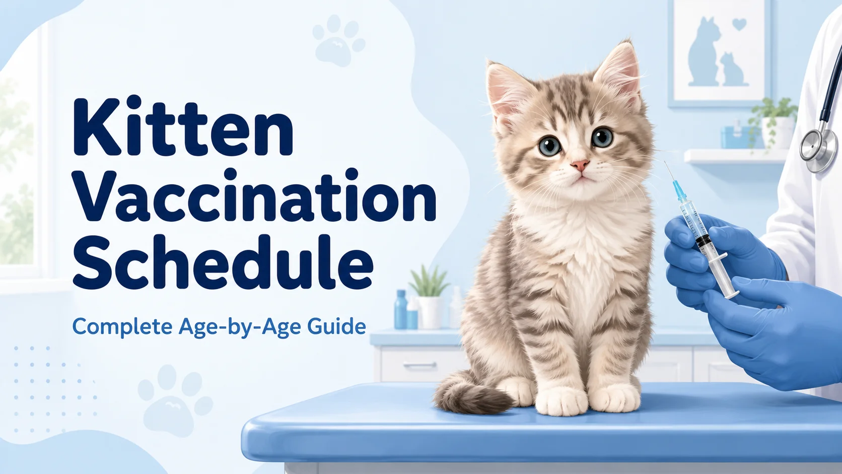 when should i get my kitten vaccinated
