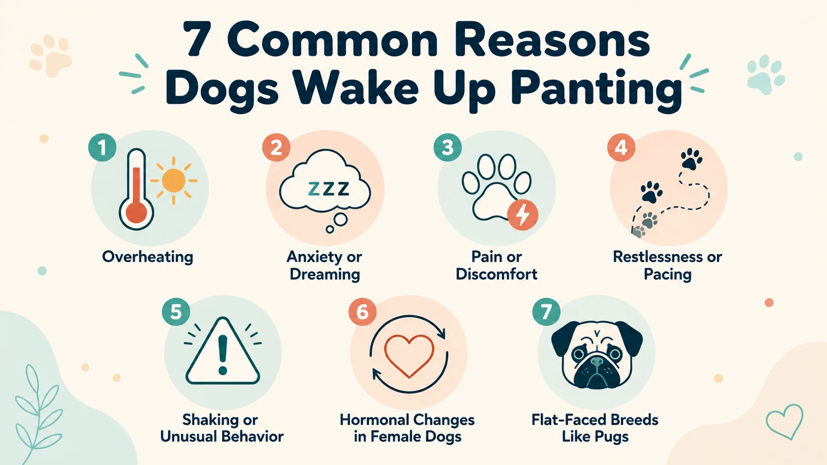 why does my dog wake up panting