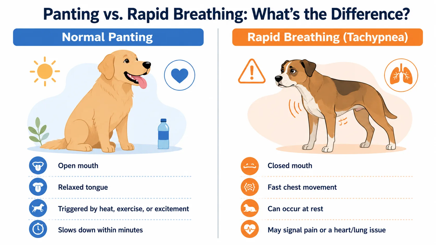 why does my dog wake up panting