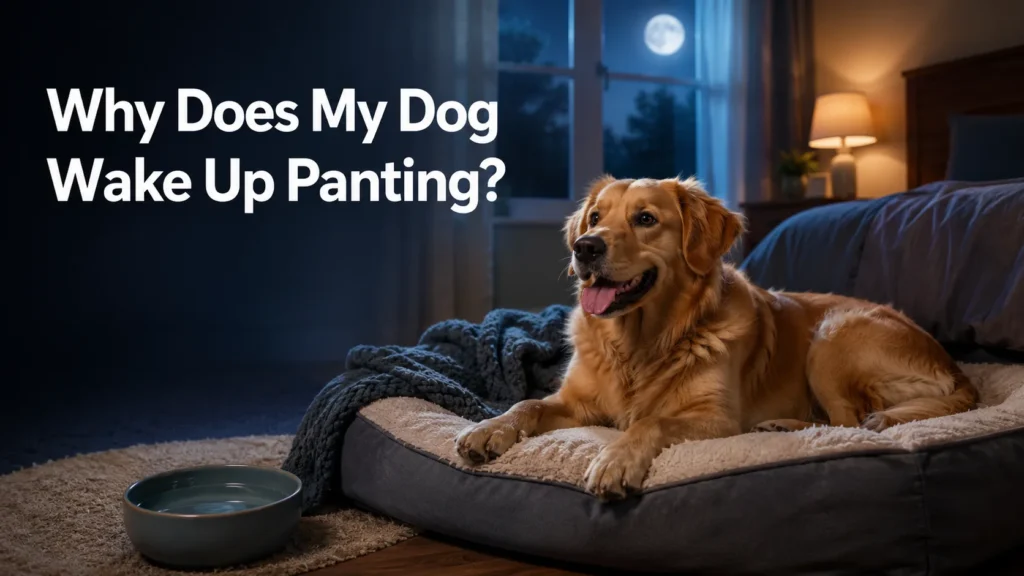 why does my dog wake up panting
